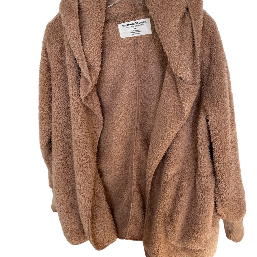 The Sweat Project Open Front Hooded Oversized Car… - image 2